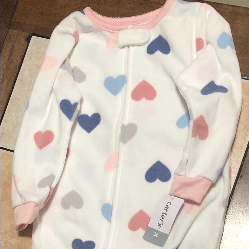 Carters, girls PJ onesie
